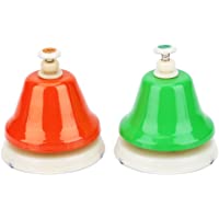 Campana de Octava- 8-Note Colorful Hand Bell Handbells Set Instrumento Musical de Juguete para Niños